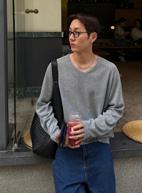 韩国代购男装针织毛衣2件包邮