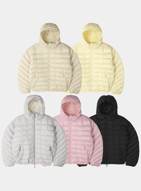 韩国东大门代购OWN秋冬时尚高档轻量连帽清新多色棉服外套男女款