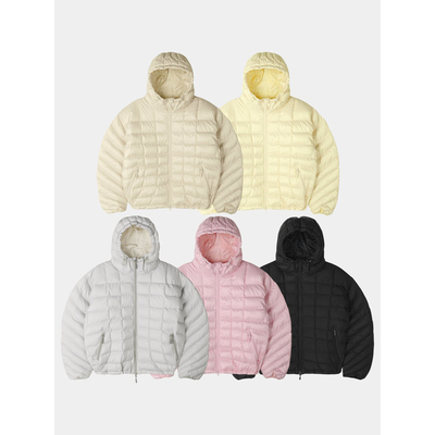 韩国代购男装高档连帽棉服外套