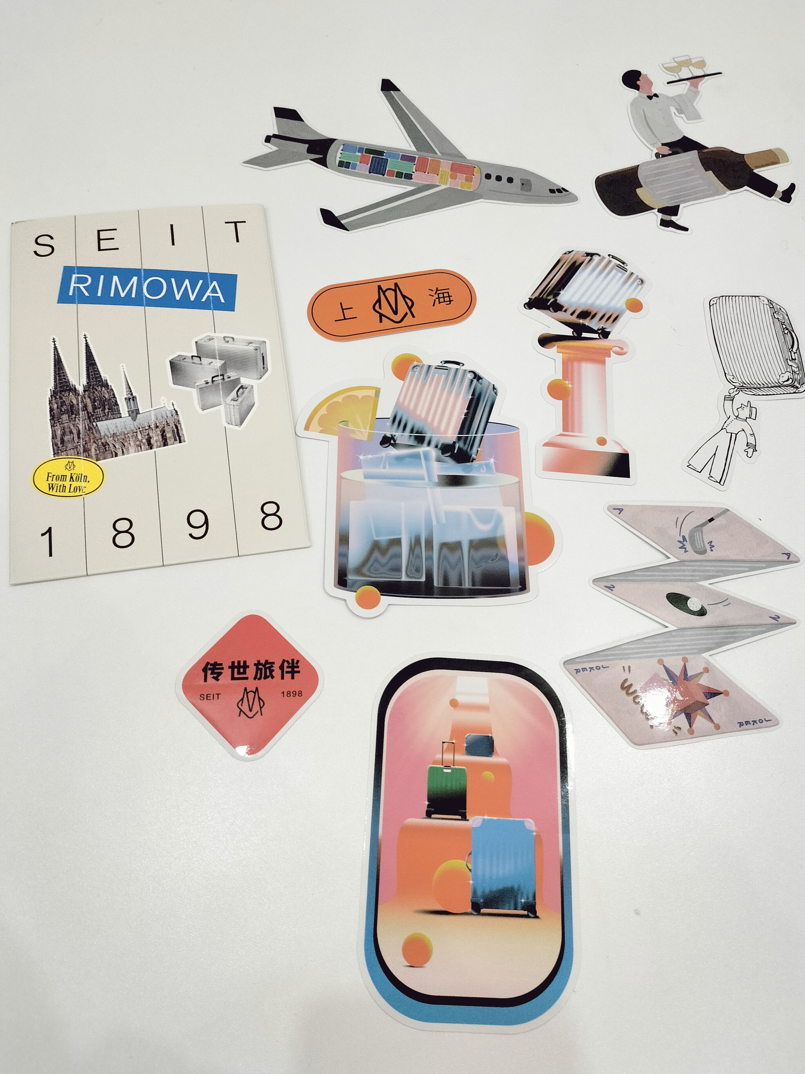 满88包邮 rimowa定制款行李箱贴纸