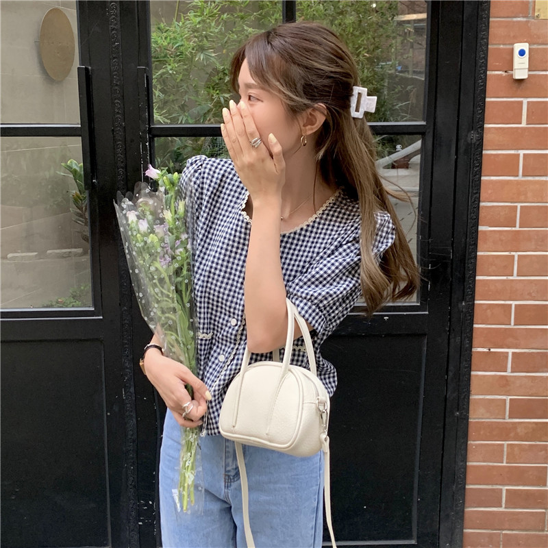 Real price Xiaoxiang style Plaid Shirt