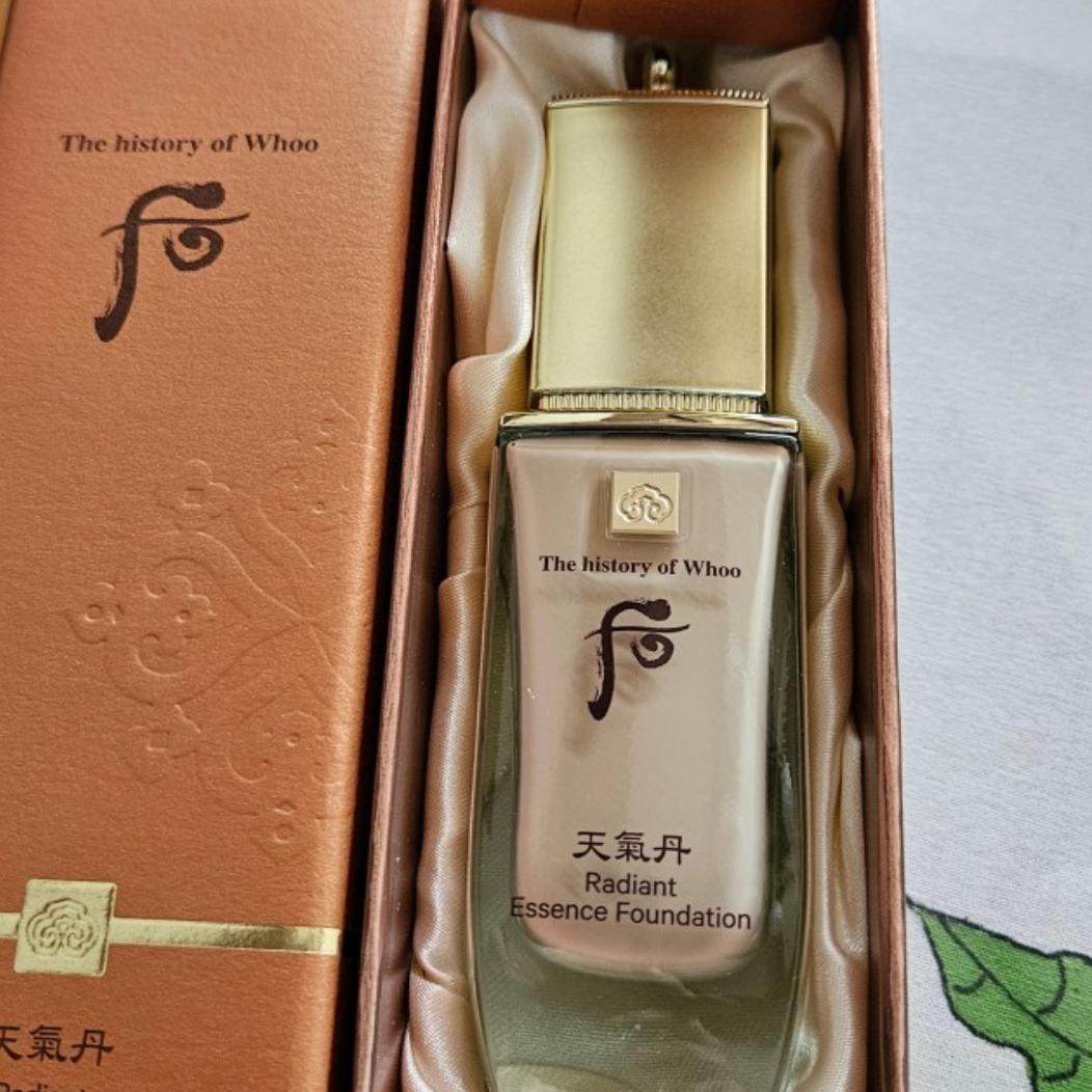 韩国whoo后 天气丹粉底液 40ml 提亮高光修饰肤色保湿遮瑕