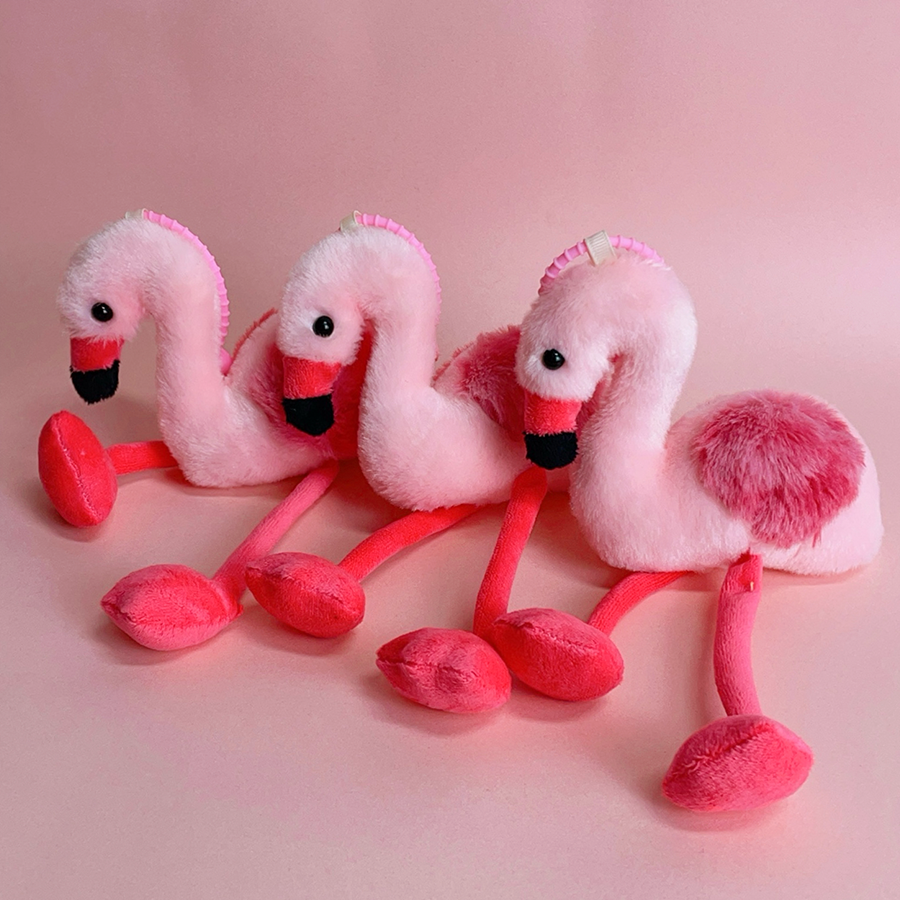 火烈鸟书包挂件钥匙扣节日礼品