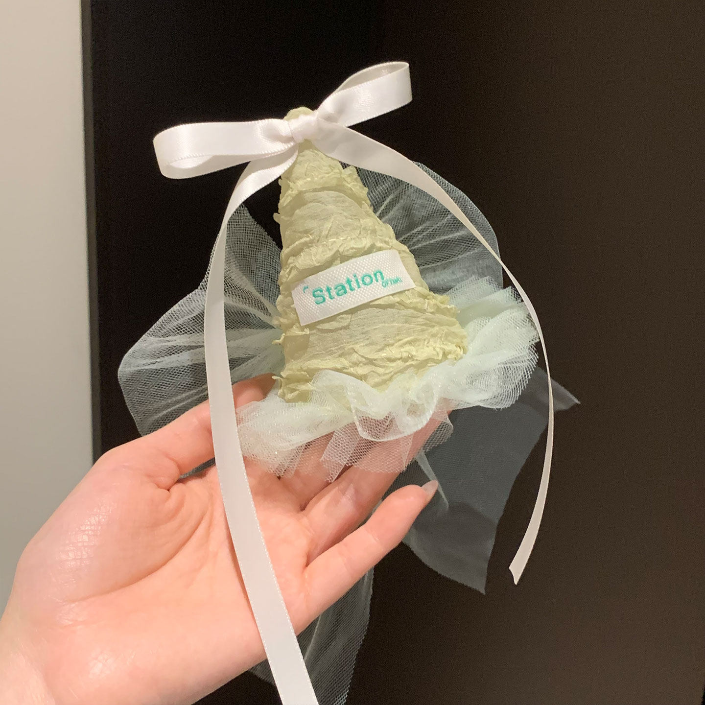 网红女孩生日拍照道具公主生日帽子周岁生日带纱发夹派对装饰头饰