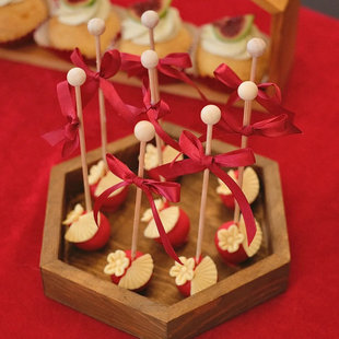 红色开业大吉甜品装饰插件周年庆典生意兴隆财业绩长虹推推乐贴纸