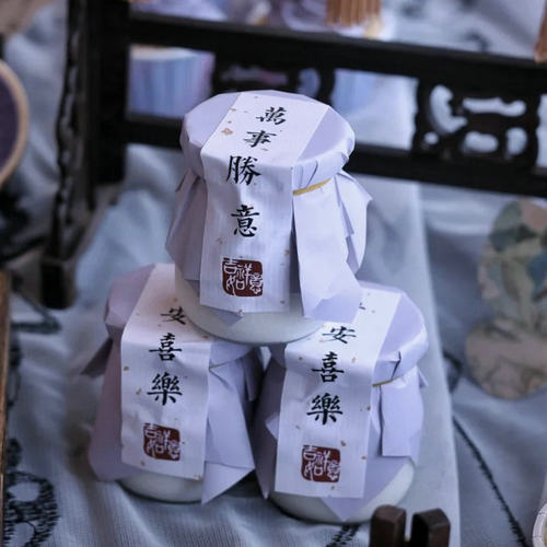 紫色生日周岁甜品台装饰布丁杯纸