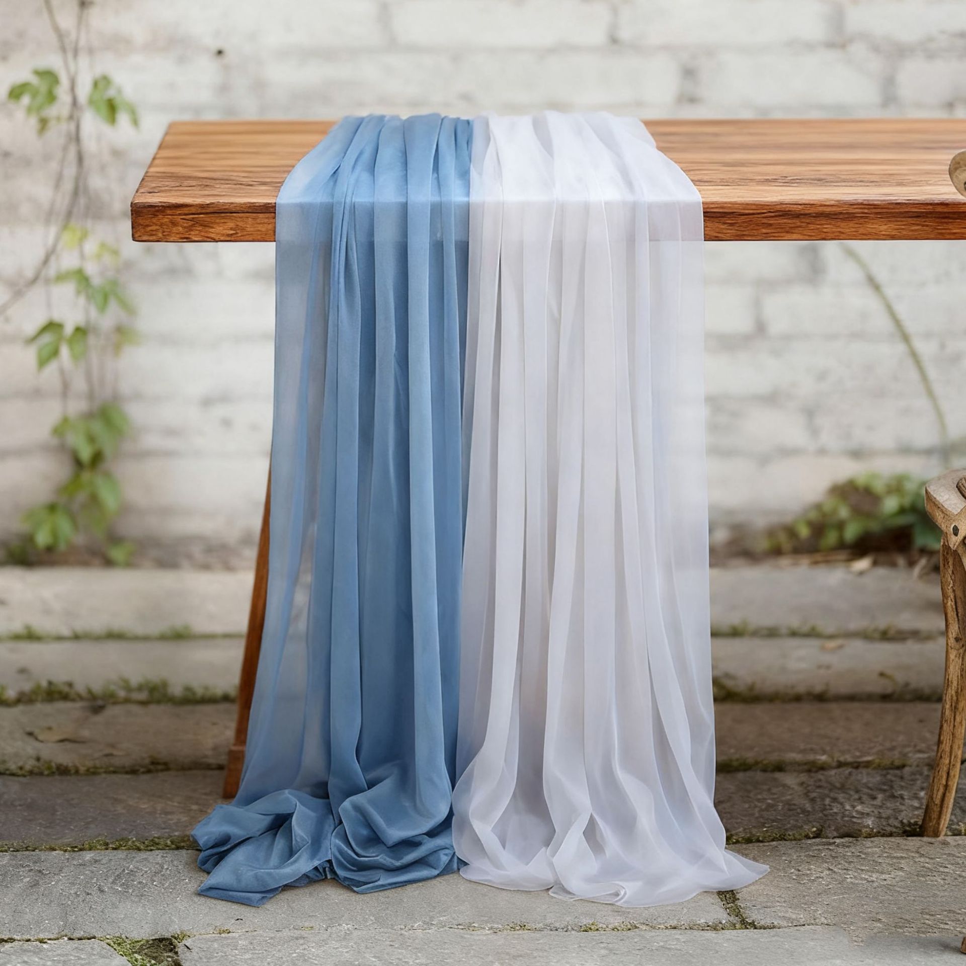 纯色软纱幔美人纱婚礼迎宾背景布