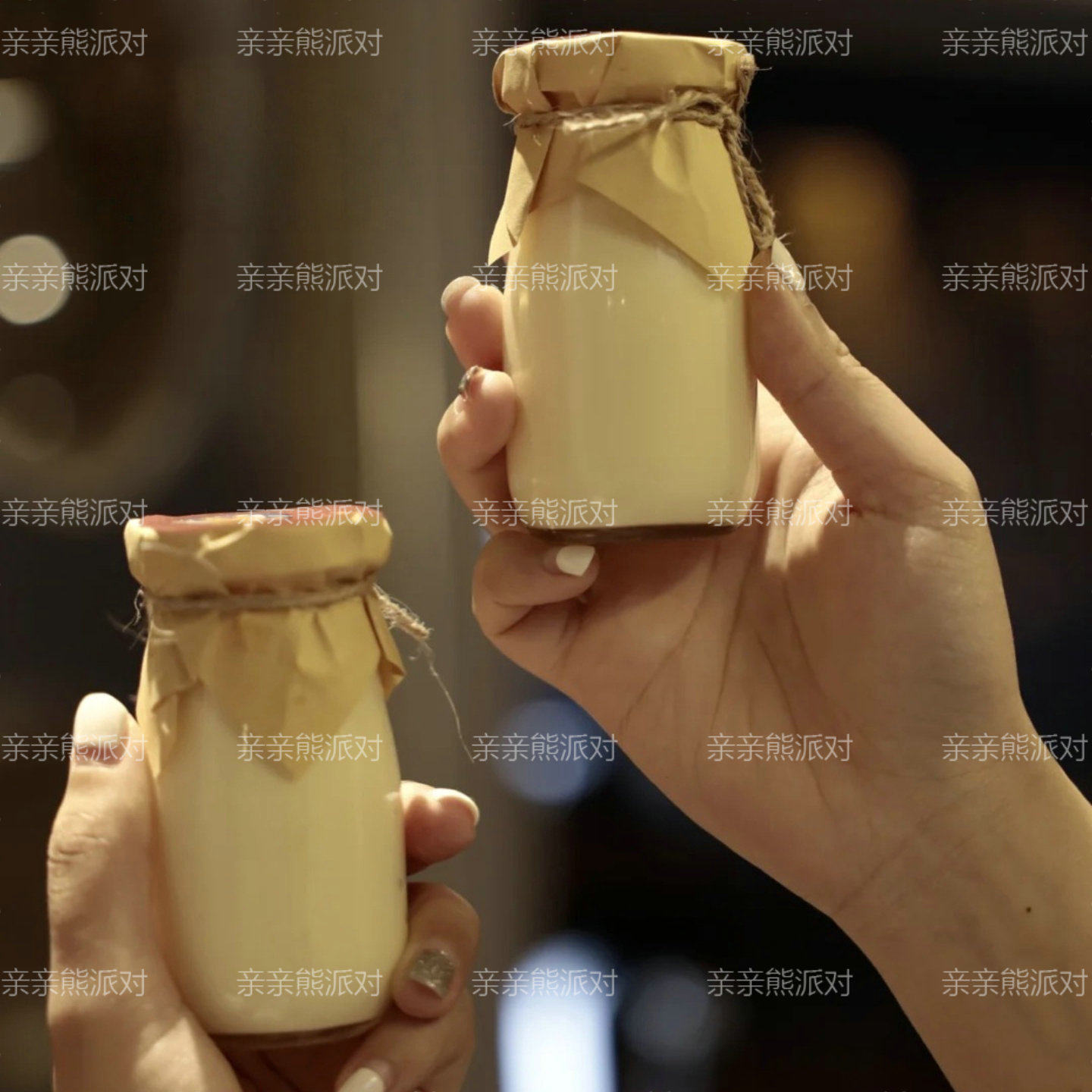 布丁瓶玻璃布丁杯酸奶果冻封口纸