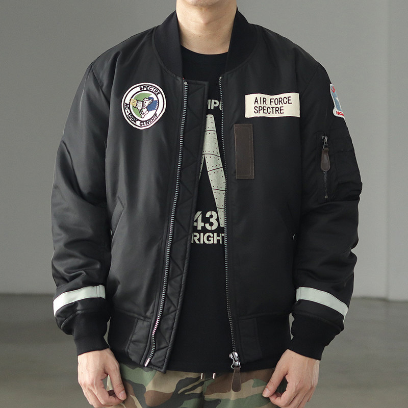 MA1徽章款飞行员加厚夹克