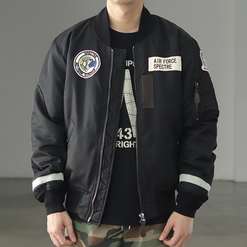 MA1徽章款飞行员加厚夹克