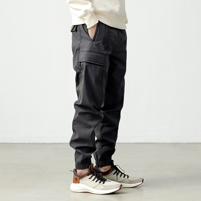 秋冬加绒运动裤微弹力束脚裤