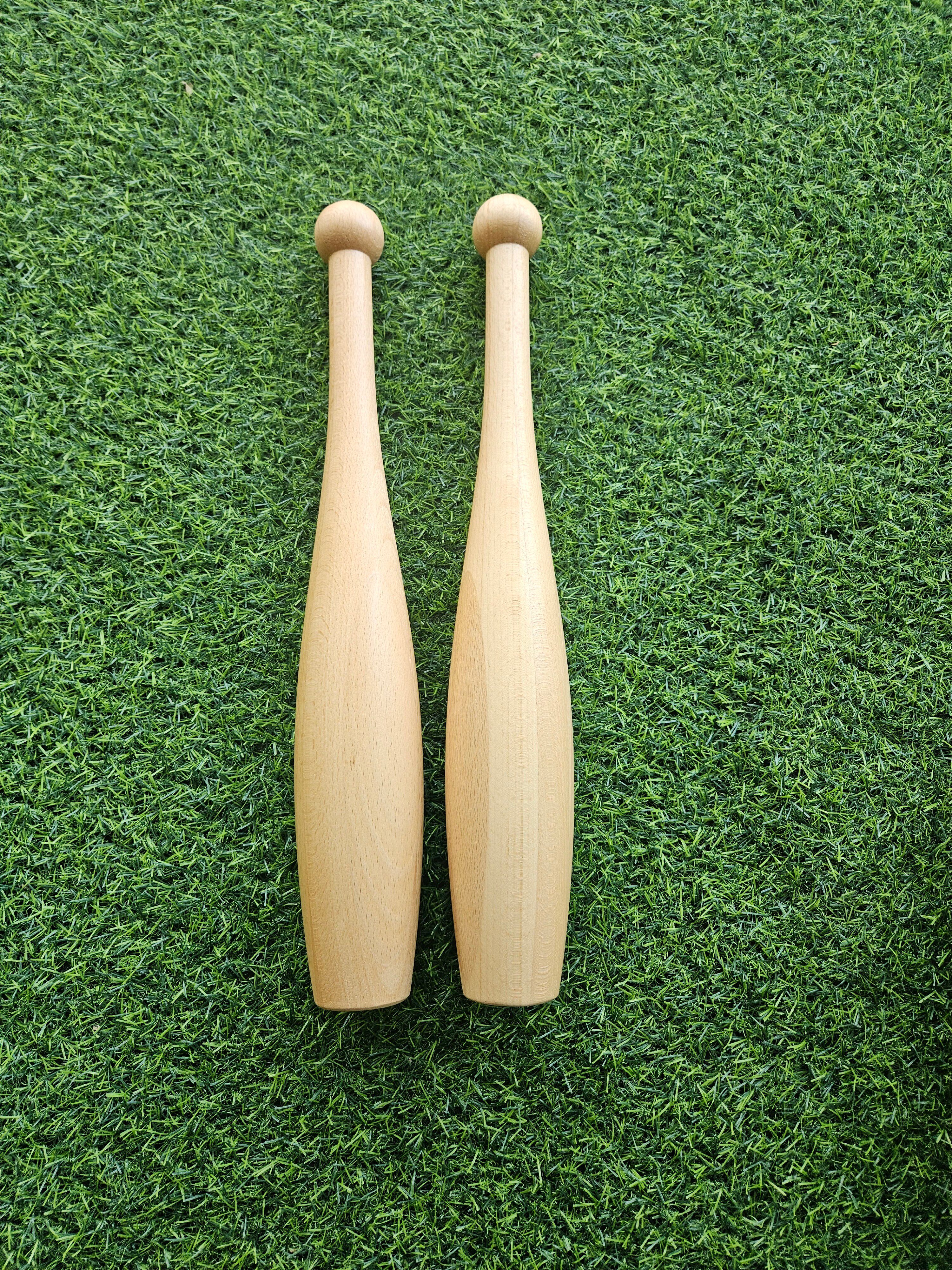 Indian Clubs Indian Light stick, wooden stick bell, Indian stick, Wooden solid wood stick bell, Shoulder rehabilitation thumbnail 4