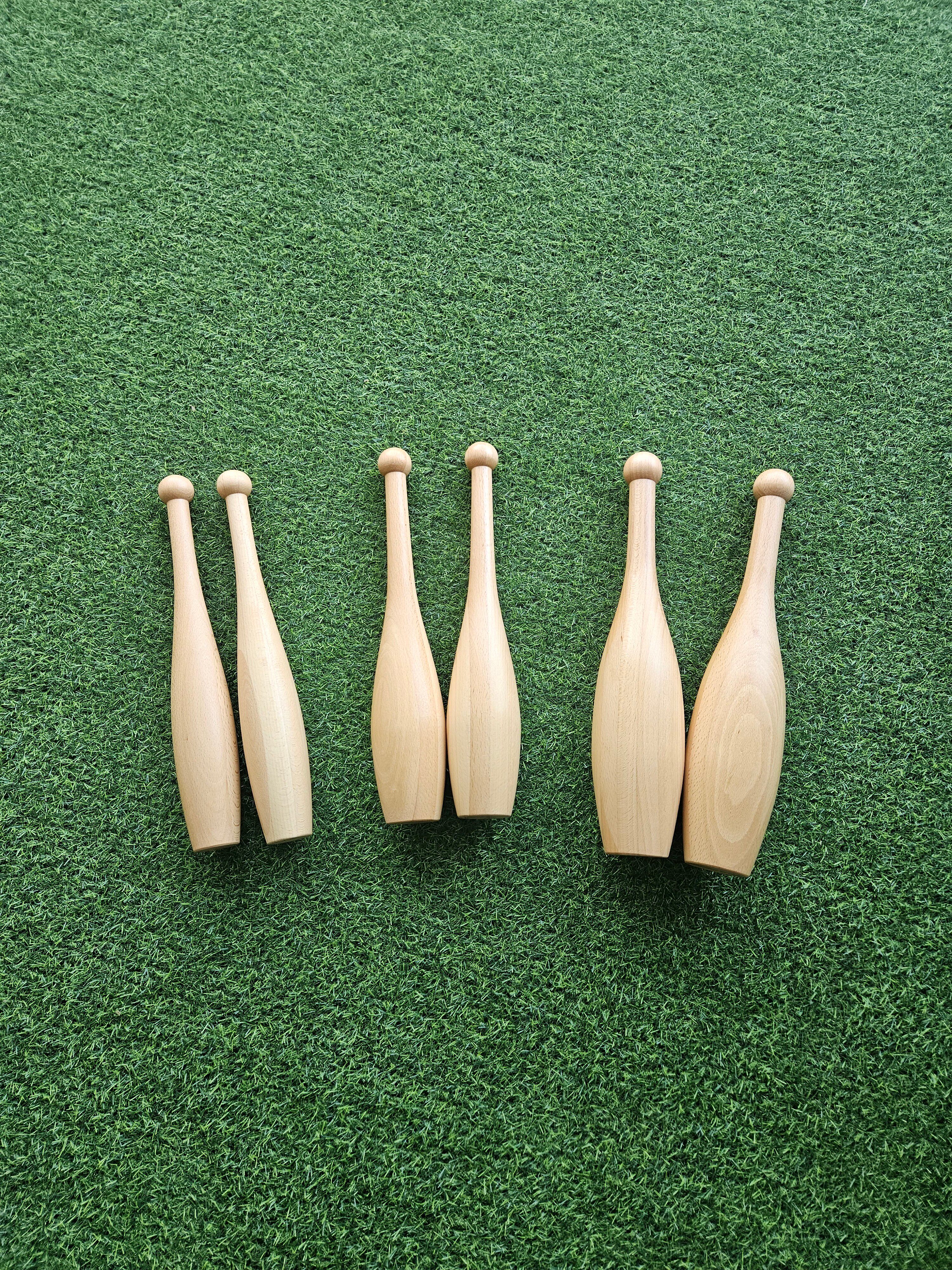 Indian Clubs Indian Light stick, wooden stick bell, Indian stick, Wooden solid wood stick bell, Shoulder rehabilitation thumbnail 6