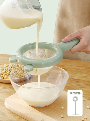 豆浆过滤网隔渣神器超细漏网
