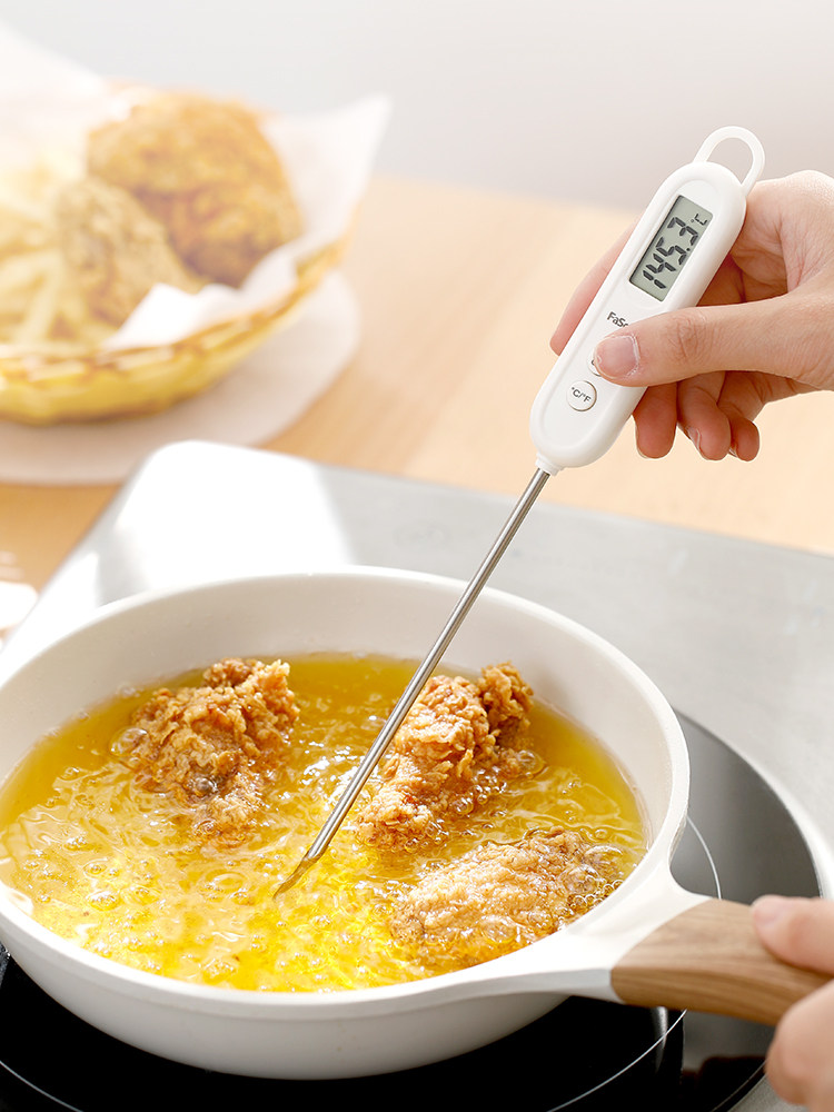 日本FaSoLa 温度计水温计测水温奶温婴儿宝宝洗澡食品烘焙测油温