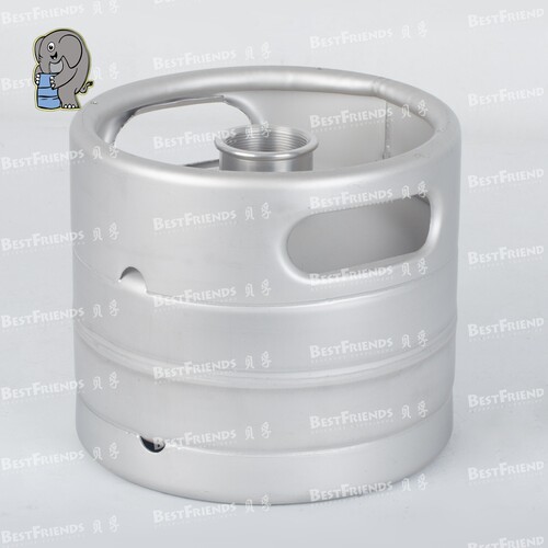 贝孚5L啤酒桶304不锈钢5升扎啤桶桶酒茅盖子白酒野餐郊游外带便携