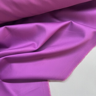 男女士西装西服衣服装面料紫红色纯色涤锦棉布料弹力裙料裤料