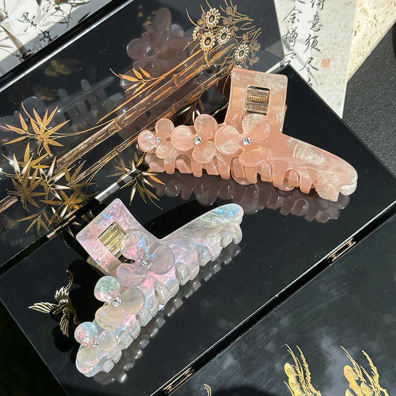 熙熙酱抓夹醋酸板材复古头饰