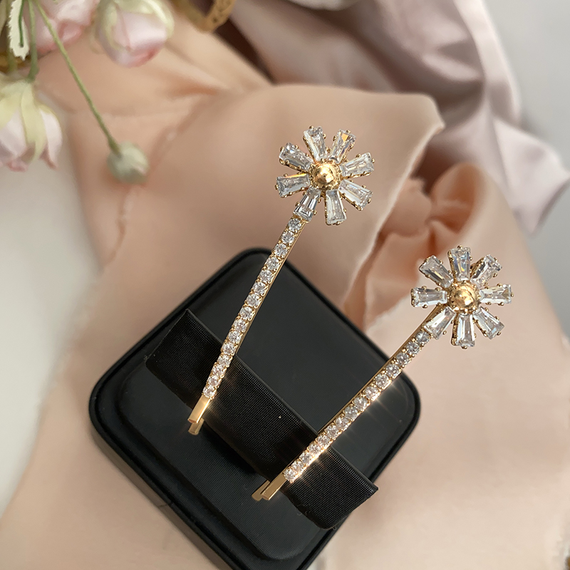 熙熙酱小雏菊后脑勺少女风刘海夹