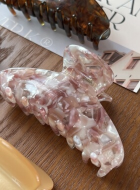 熙熙酱抓夹醋酸复古头饰