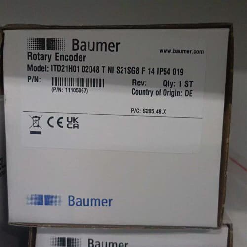 议价正品Baumer宝盟旋转编码器，型号ITD21H维修
