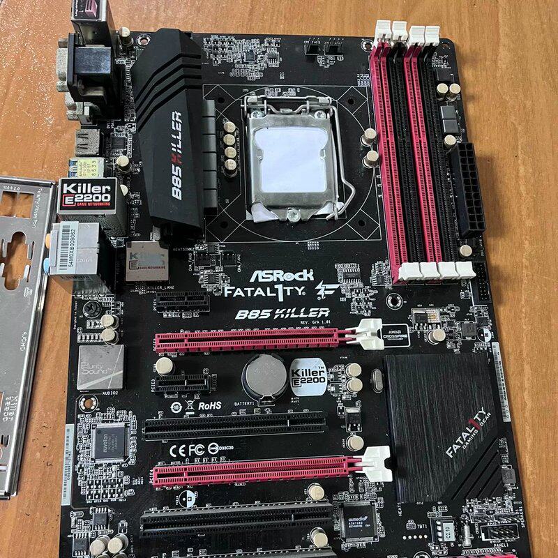 议价华擎B85 KILLER E2200豪华大主板 杀手版！刚拆图片