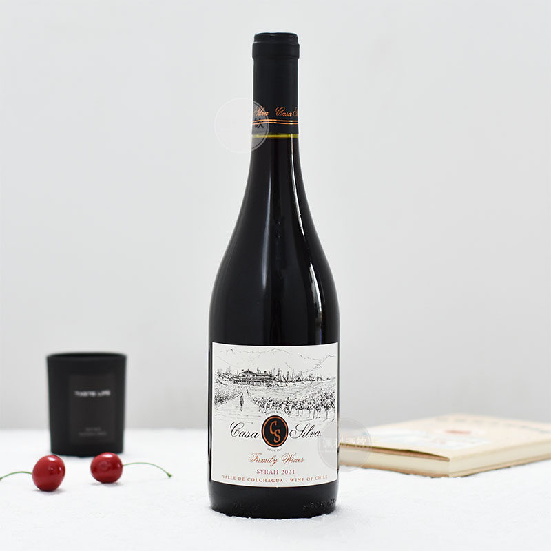玺瓦庄园家族之星西拉干红葡萄酒红酒casa silva智利原瓶进口送礼