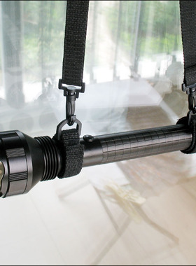 华升黑豹WFL-H1专业安防夜巡LED锂电强光手电筒1000Lm车载包邮