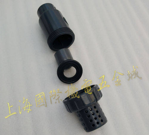 上海 20-110mmPVC-U底阀止回阀 球阀 管道 耐酸碱灰色PVC底阀PVC