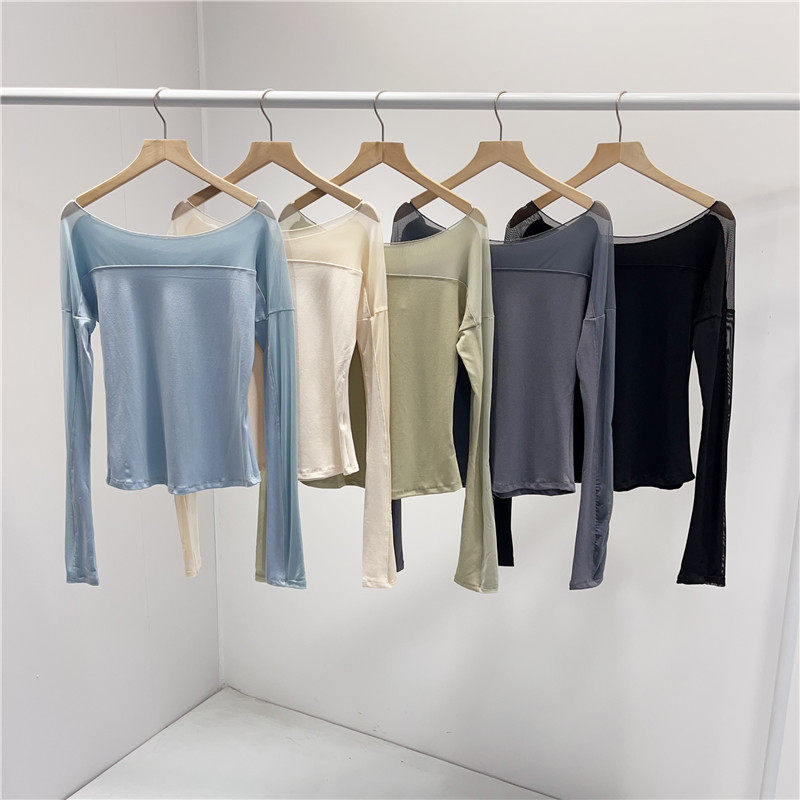 古典舞舞蹈服气质长袖现代舞网纱拼接修身显瘦学生课堂形体服上衣,运动/瑜伽/健身/球迷用品,现代舞服装,淘宝优惠券,粉丝福利购,淘宝优惠卷