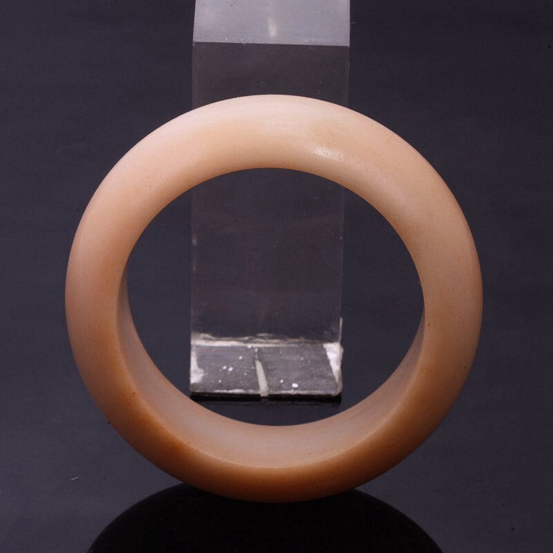 云南龙陵天然玉石玉仙黄龙玉加宽手镯 女士镯子A货内径57玉镯手环