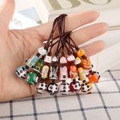 鲤鱼旗平安手机链 猫钥匙挂件扣日式 敏匠新款 琉璃日本达摩蛋