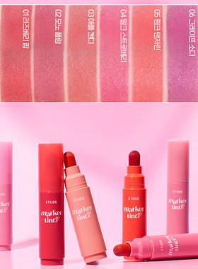 Etude爱丽小屋马克笔唇膏持久