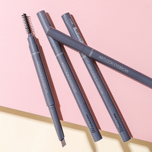 the saem得鲜眉笔 双头自动旋转带眉刷自然持久易上色野生眉新手