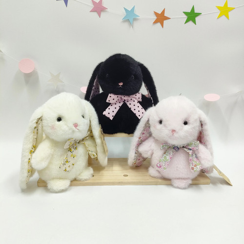 鼻涕熊软萌毛绒花馨兔小兔子公仔