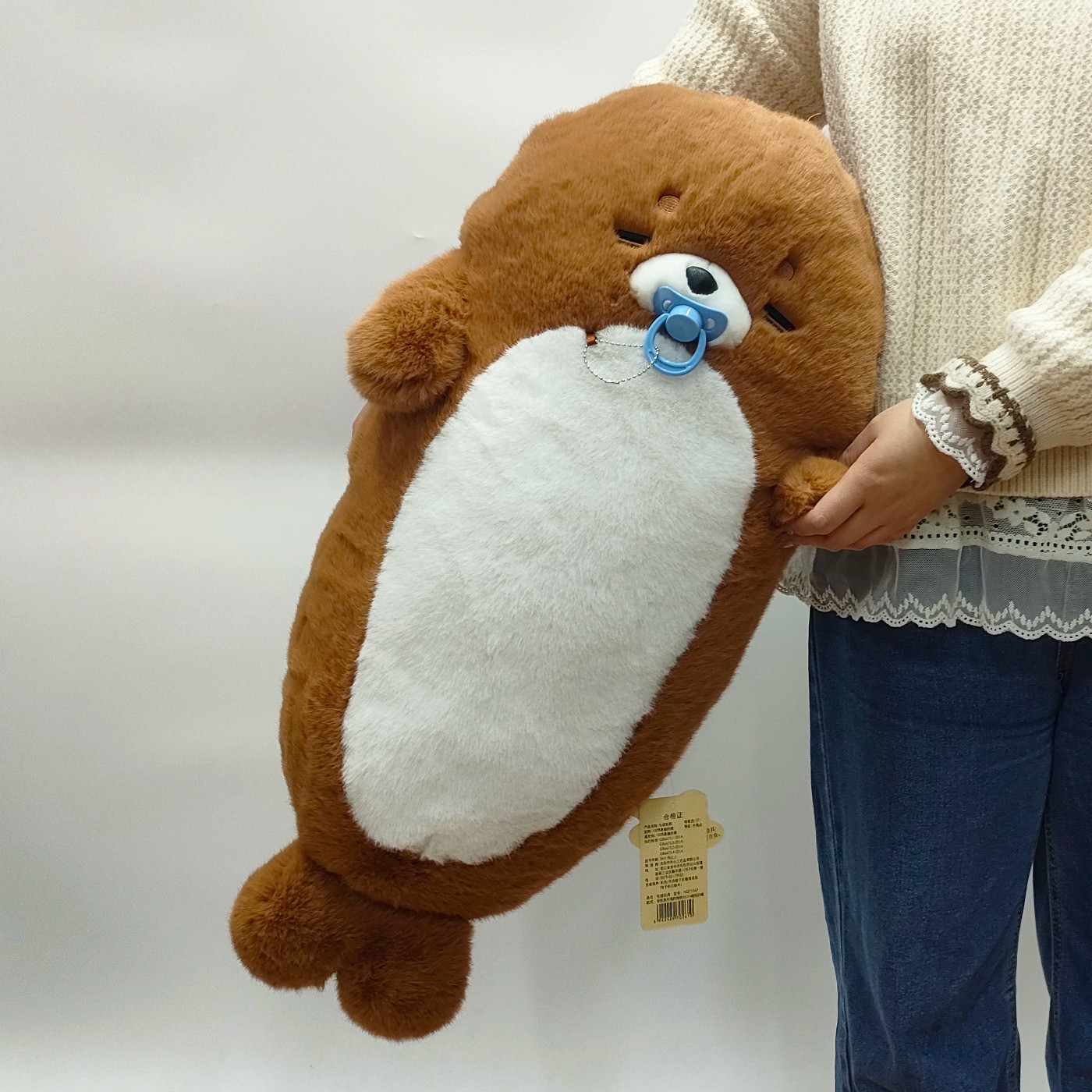 鼻涕熊安抚系列海豹抱枕毛绒玩具