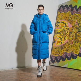 女长款 MODOGAGA摩多伽格2024冬新款 气质0压羽绒服潮流休闲厚22721