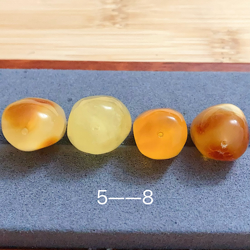 福利配件天然蜜蜡随形桶珠大M豆糖块金绞蜜妖花超美花纹吊坠顶珠