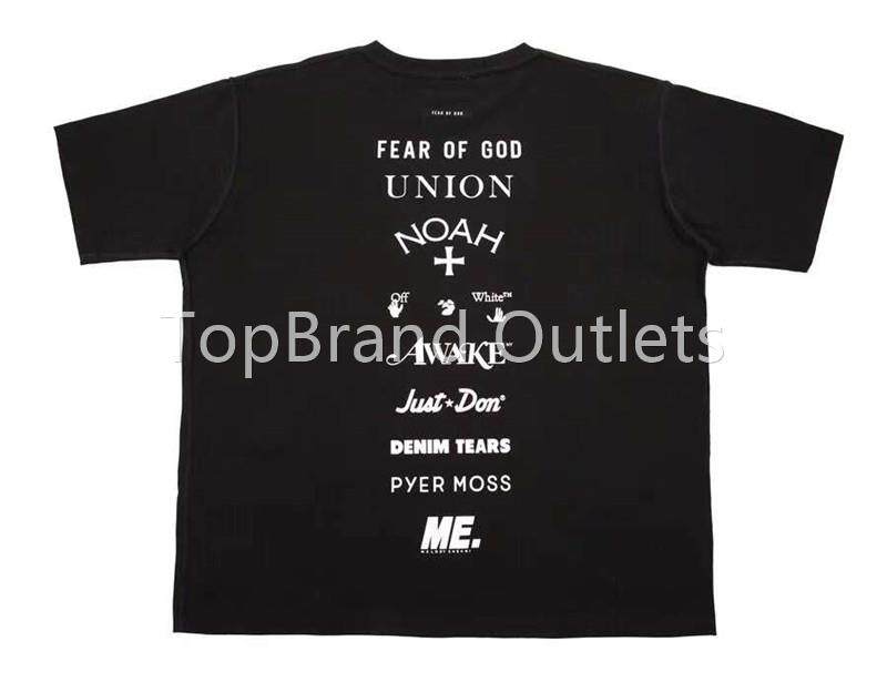 fear of god fog 九方联名gf慈善纪念款短袖 富贵fg潮流宽松t恤