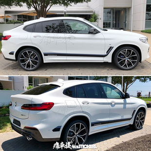 适用于宝马BMW X4车贴拉花M Performance装饰改装汽车贴纸贴膜