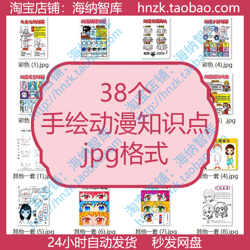 手绘动漫知识点图片教程讲解基础入门漫画绘图步骤图解卡通q版