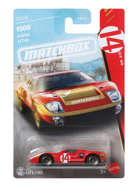 火柴盒 GGF12主题系列 福特 FORD  GT40 赛车 Matchbox