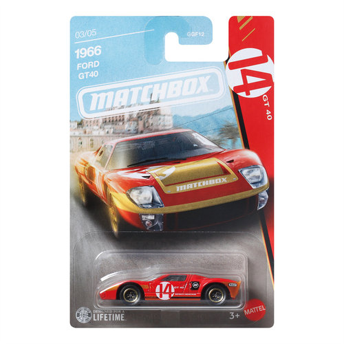 火柴盒 GGF12主题系列 福特 FORD  GT40 赛车 Matchbox