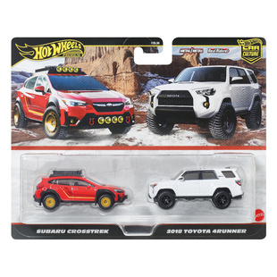 风火轮 HBL96 汽车文化双车 斯巴鲁CROSSTREK丰田福瑞娜hotwheels