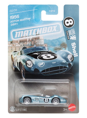 火柴盒 GGF12 主题系列 阿斯顿马丁 DBR1 跑车 Matchbox