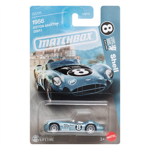 火柴盒 GGF12 主题系列 阿斯顿马丁 DBR1 跑车 Matchbox