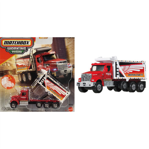 火柴盒 JCY27 工程车系列 西部之星 翻斗车 Matchbox