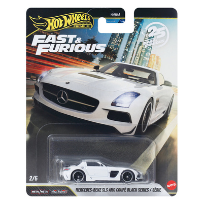 风火轮 HNW46 速度激情 奔驰Benz SLS AMG 黑色 系列 hotwheels