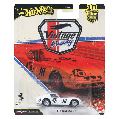 风火轮FPY86汽车文化 复古赛车 法拉利FERRARI 250 GTO hotwheels