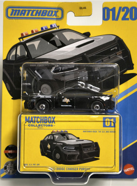 火柴盒 GBJ48 收藏家 DODGE 道奇 警车 PURSUIT Matchbox